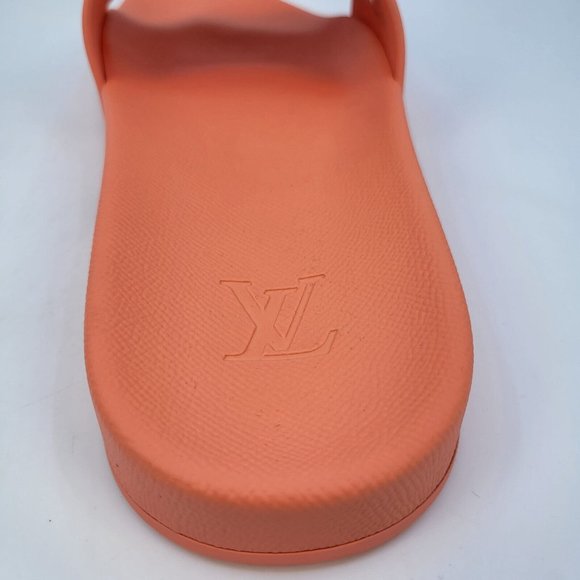 Louis Vuitton Men's Orange Monogram Waterfront Mule Sandals - Picture 10 of 15